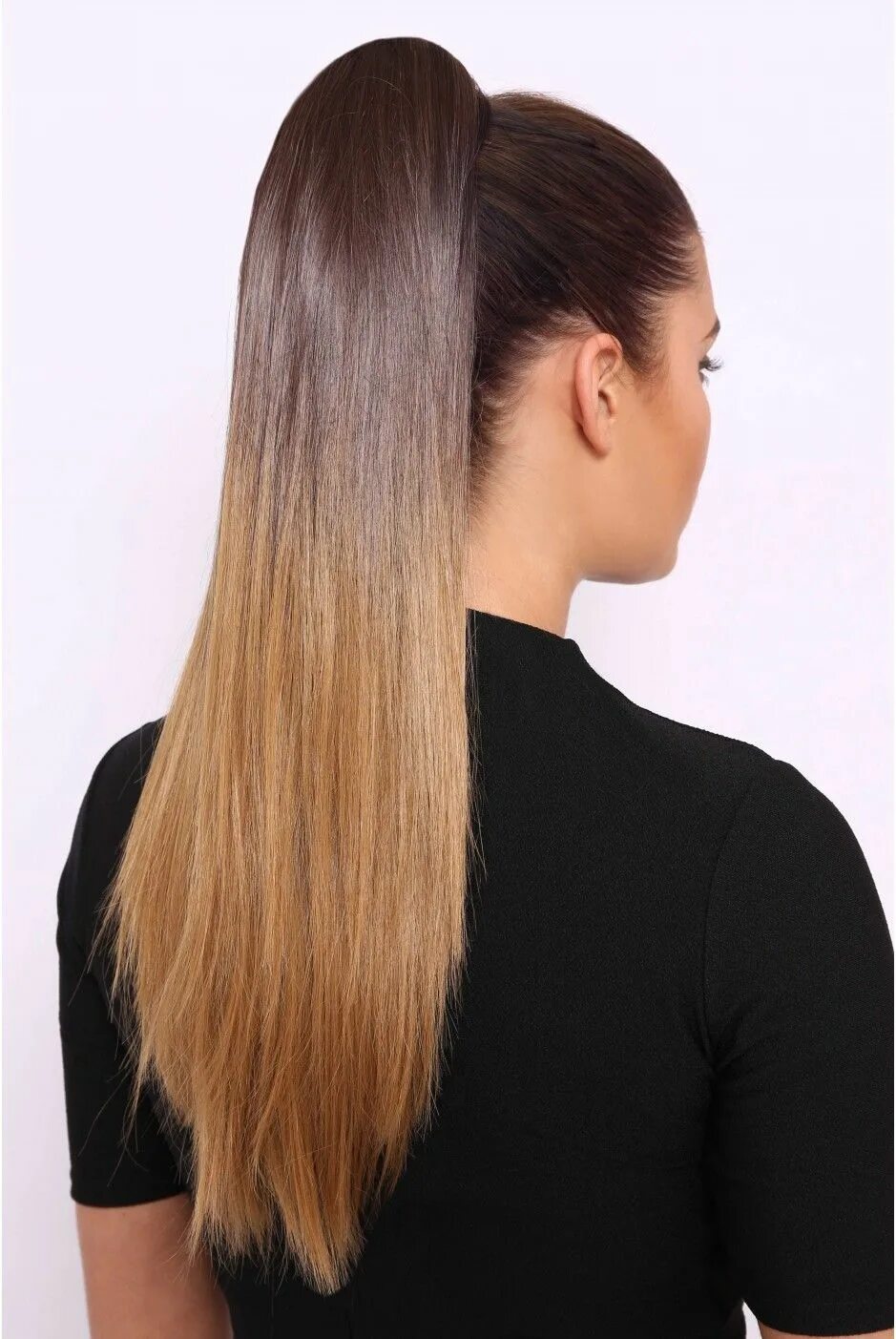 Прическа хвост на волосы лисий хвост Get the latest ombre ponytail Ombre hair blonde, High ponytail hairstyles, Strai