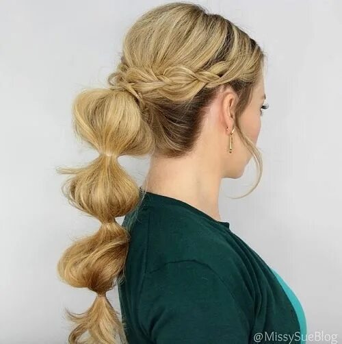 Прическа хвост с резинками на длинные Braided Ponytail Hairstyles 40 Cute Ponytails with Braids Braided ponytail hairs