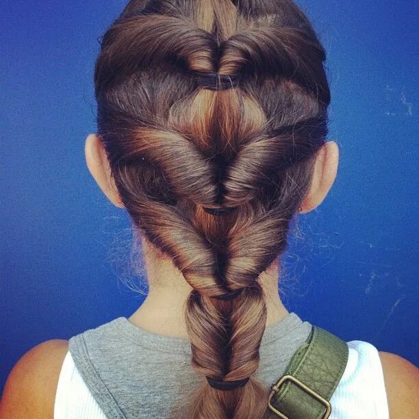 Прическа хвостики с резинками на длинные волосы Instagram post by Mindy McKnight * Jun 20, 2012 at 9:35pm UTC Baby girl hair, Br