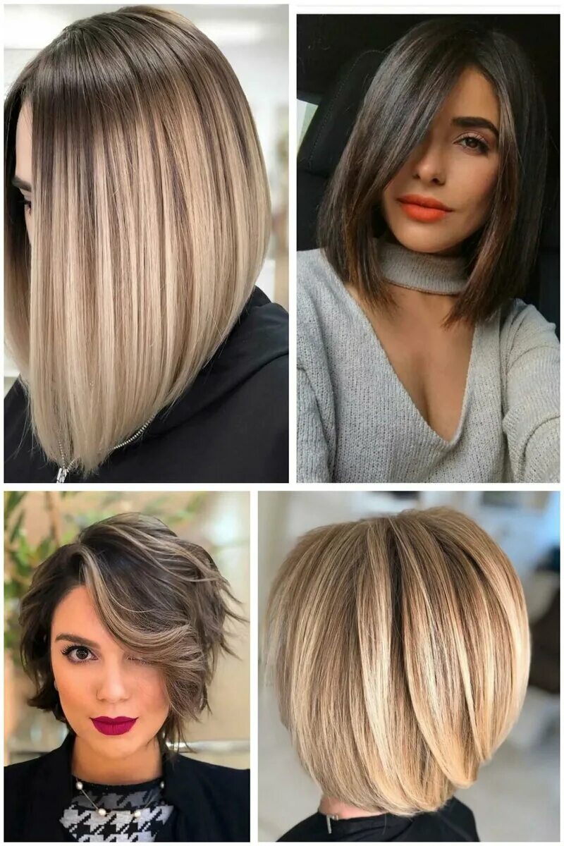 Прическа и окрашивание на средние Модная покраска волос весна 2018 - Colores de cabello que son tendencia este 202