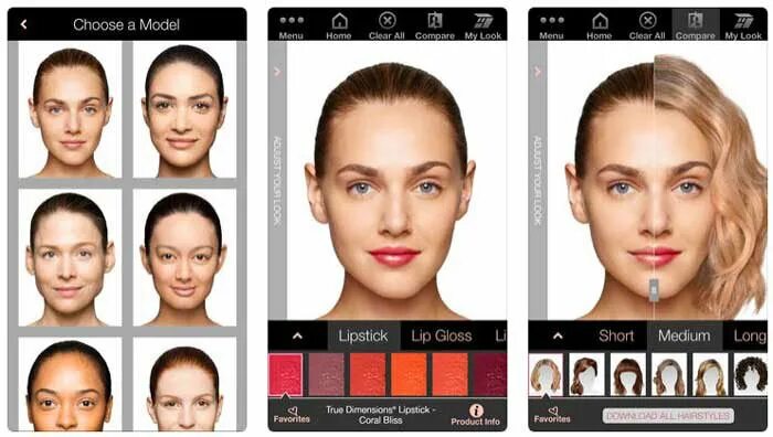 Прическа и цвет по фото приложение 21 Portrait Makeup Editors on Windows/Mac/iOS/Android/Online