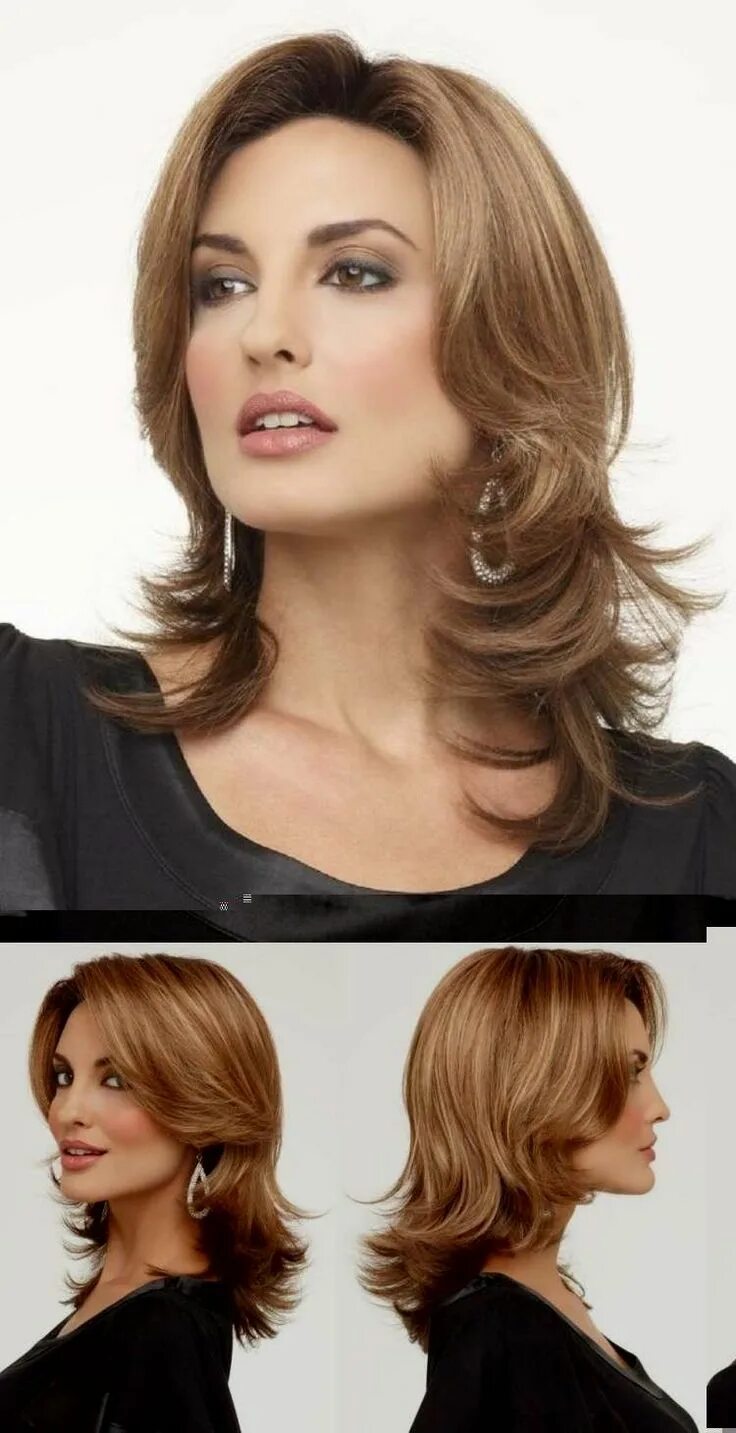 Прическа итальянка на длинные волосы Pin em Cabelo - corte Cortes de cabelo médio, Cortes de cabelo, Cabelo em camada