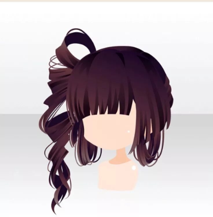 Прическа из аниме для девочек Pin on Cocoppa Chibi hair, Hair sketch, Manga hair