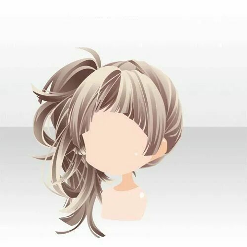 Прическа из аниме для девочек Pin de Nildy en Hair Pelo anime, Peinados, Cabello