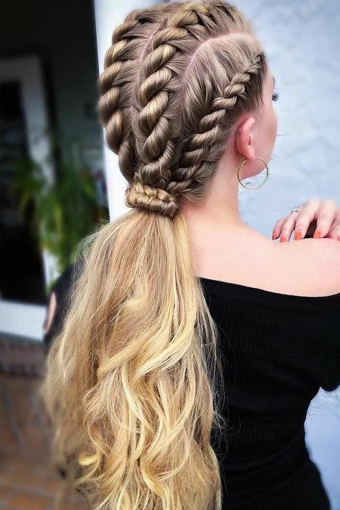 Прическа из косичек на длинные волосы женские 100 Inspiring Ideas For Braided Hairstyles Hair styles, Braids for long hair, Ha