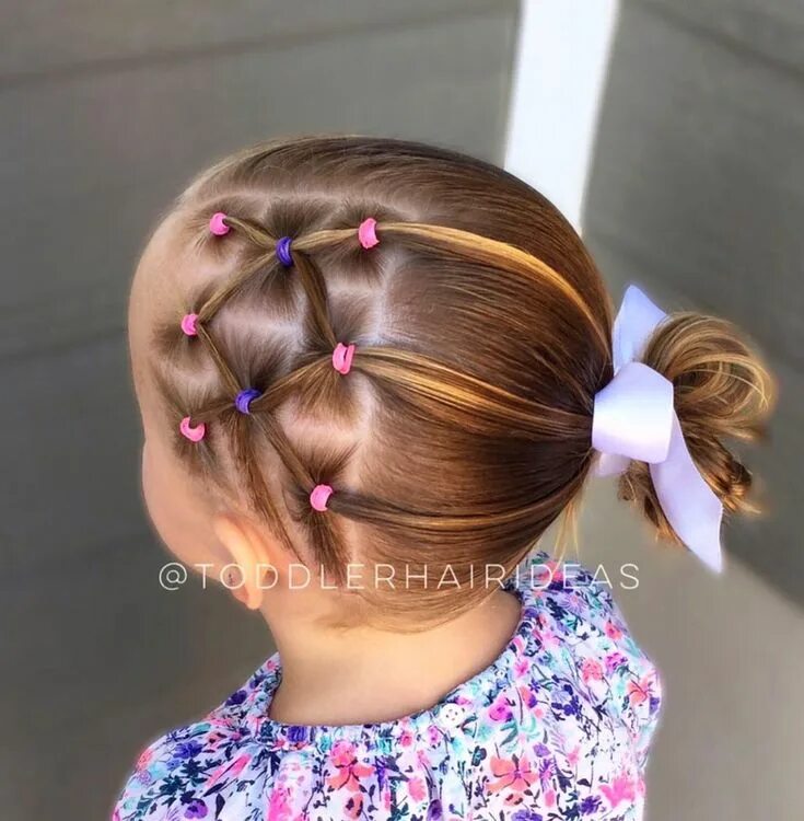 Прическа из маленьких резинок для девочки How To Take Care Of Winter Hair Flower girl hairstyles, Baby hairstyles, Baby gi