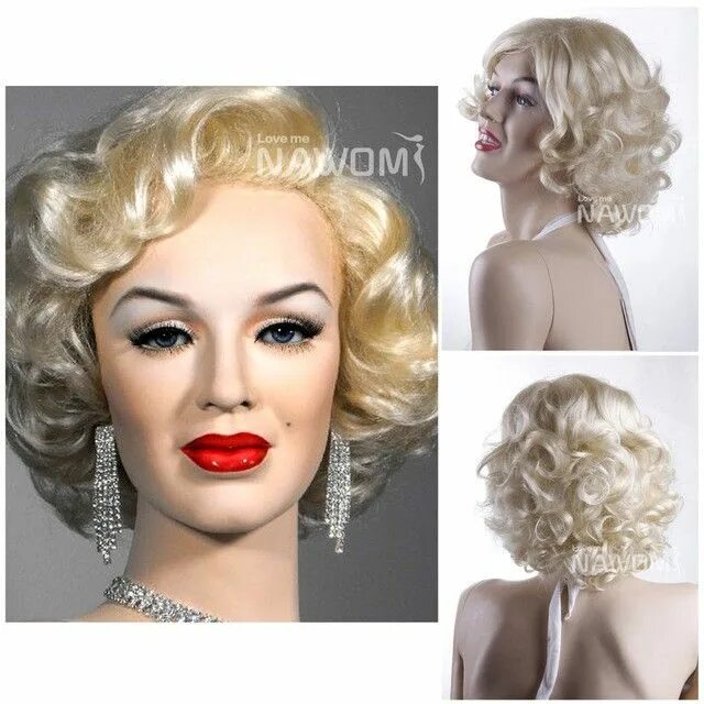 Прическа как у мерлин монро как сделать Pin by Ghost Garden on Hair Marilyn monroe hair, Short curly wigs, Short wigs