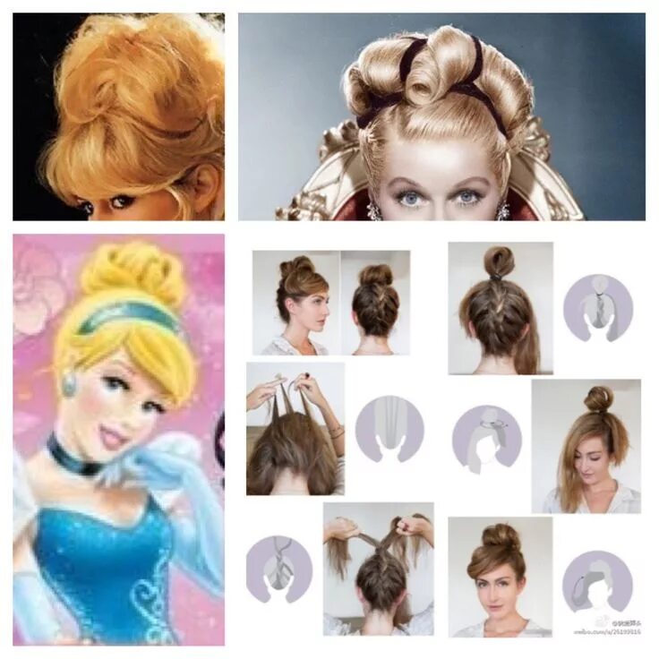 Прическа как у принцессы для девочки Cinderella hairstyle inspiration #5 Cinderella hair, Princess hairstyles, Hair s