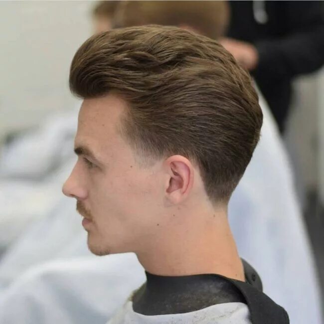 Прическа канадка длинная Tousled Slick Back Tapered hair, Tapered haircut, Mens hairstyles