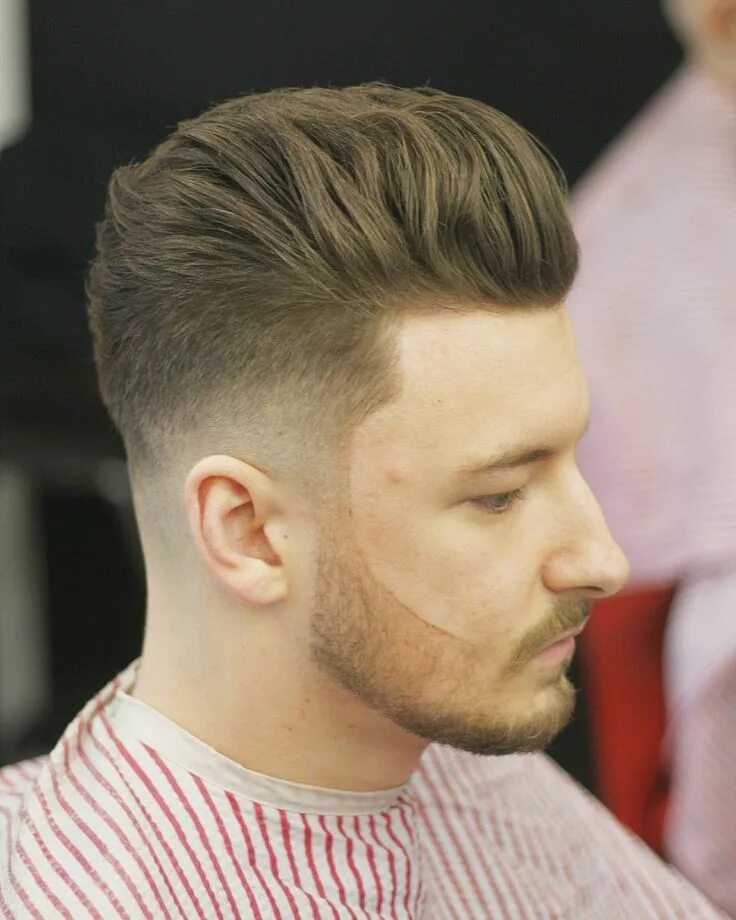 Прическа канадка мужская фото со всех сторон 2016 / 2015 Pompadour hairstyle, Haircuts for men, Hair styles