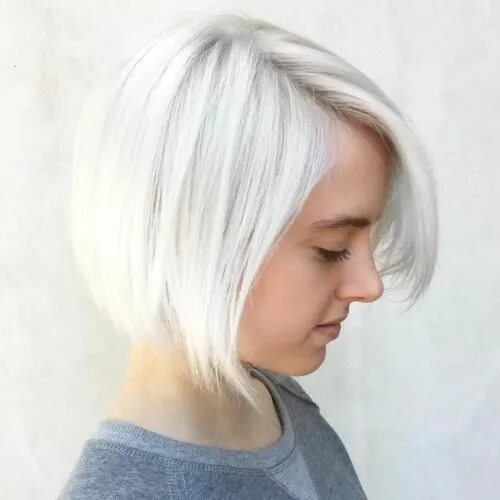 Прическа каре белые волосы 50 Trendiest Short Blonde Hairstyles and Haircuts Platinum blonde hair, Blonde h