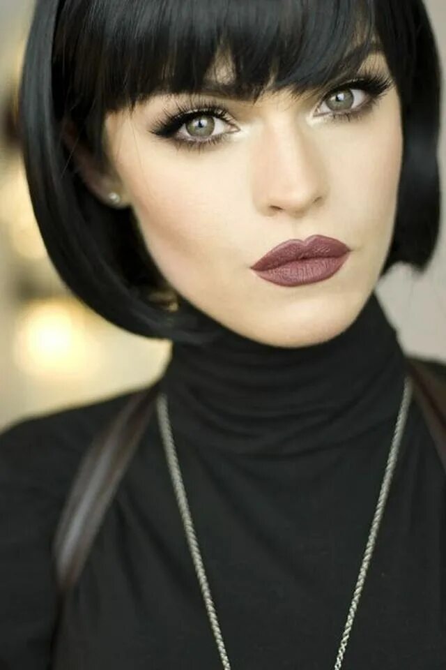 Прическа каре брюнетки Hottest Fall 2022-2023 Hair Color Trends for Short Hair