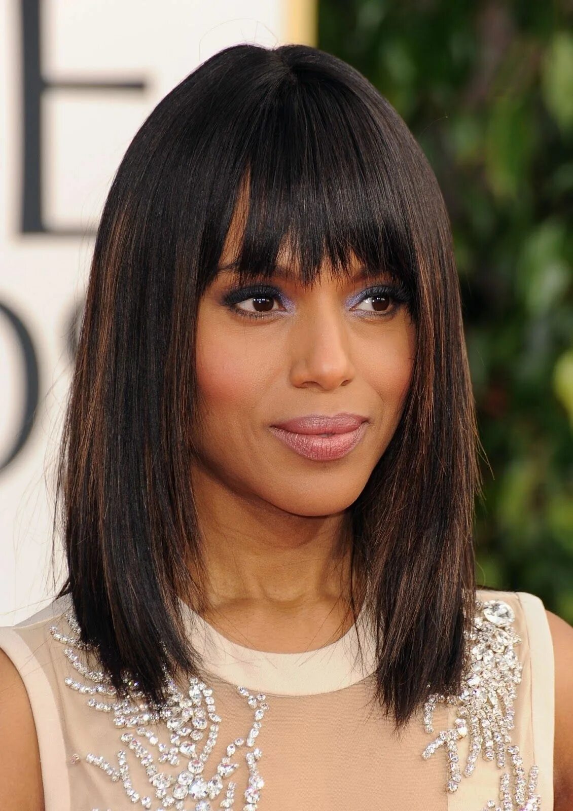 Прическа каре до плеч с челкой alesha dixon bob - Google Search Lob haircut with bangs, Hairstyles with bangs, 