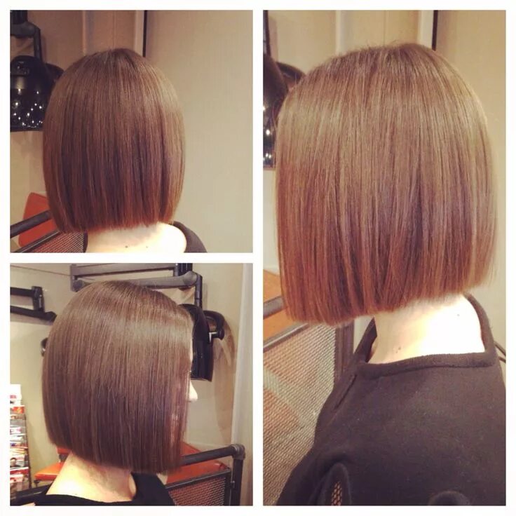 Прическа каре дома One Length Bob