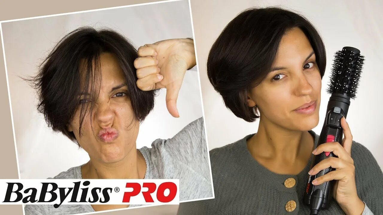 Прическа каре фен PROVIAMO INSIEME LA SPAZZOLA ROTANTE! BabyLiss PRO 800 Air Brush - YouTube