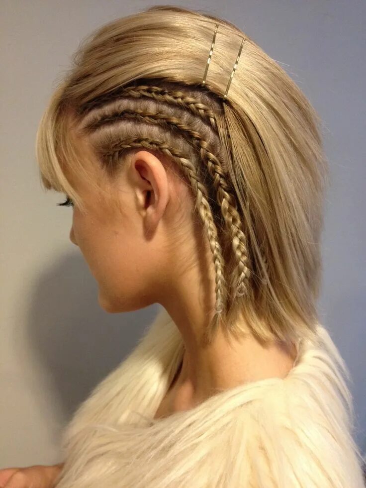 Прическа каре фото косы Side corn rows x (With images) Side braid hairstyles