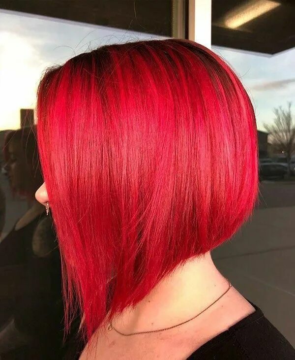 Прическа каре красные волосы #Bob #Bob Hairstyles red #bobhairstyles #Cabelo #hair #Hairstyles #vermelho Red-