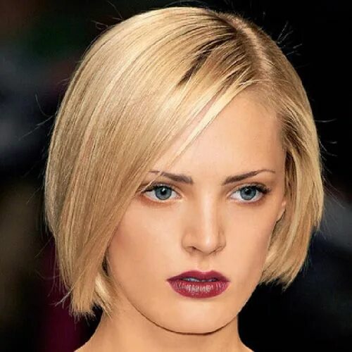 Прическа каре на редкие волосы short blonde Short straight haircut, Straight hairstyles, Bob haircuts for women