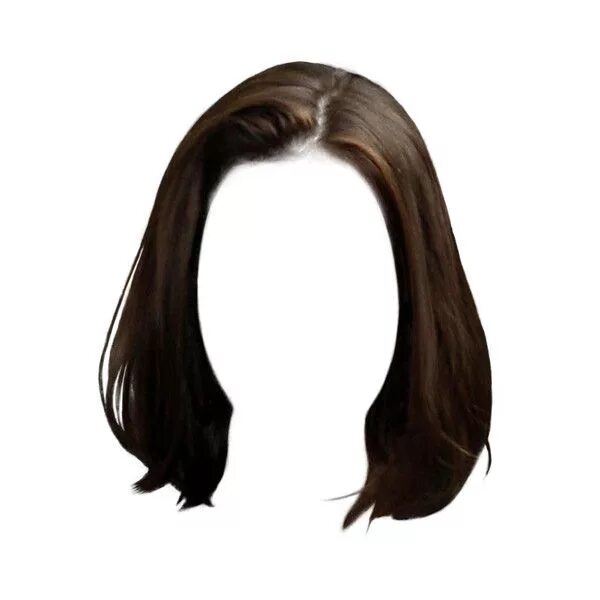 Прическа каре пнг Short brown hair, Hair png, Doll hair