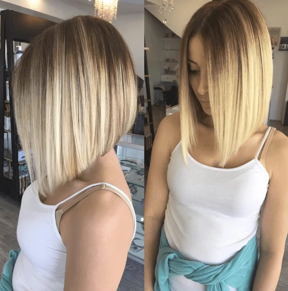 Прическа каре спереди длинные The Difference Between an A-Line, Graduated Bob & Other Types of Bobs Long bob h