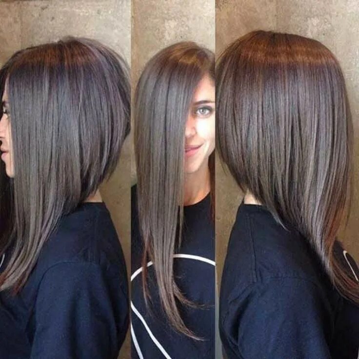 Прическа каре спереди длинные Похожее изображение Long hair cuts, Long bob hairstyles, Long angled bob hairsty