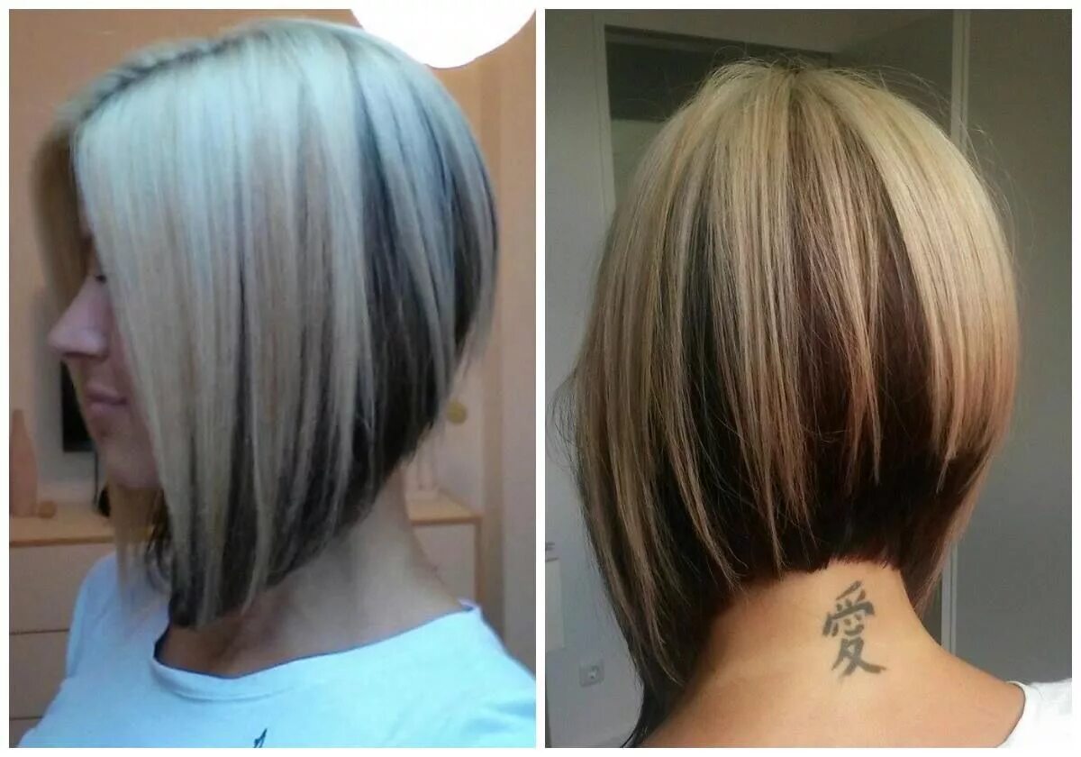 Прическа каре сзади коротко спереди длинно Longer inverted bob! Medium bob hairstyles, Thick hair styles, Hair styles 2017