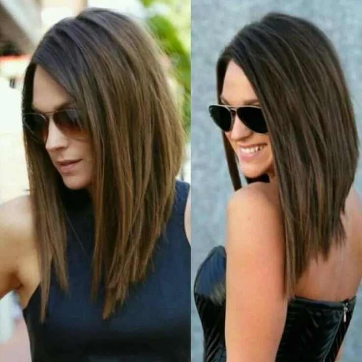 Прическа каре удлиненное спереди Pin by j_a_s on Hair styles Long bob hairstyles, Bobs for thin hair, Long hair s