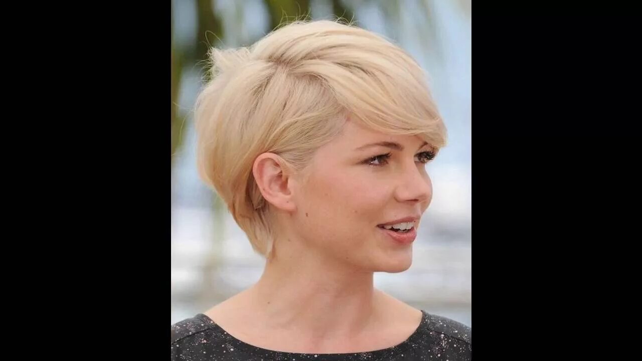 Прическа каре за уши Short hairstyles for diamond shaped faces - YouTube