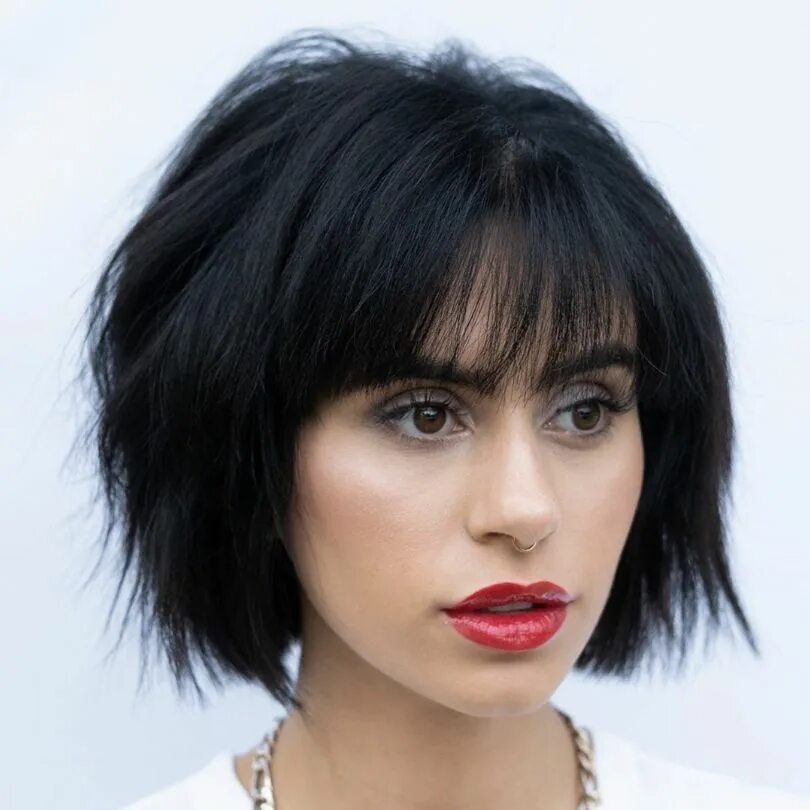 Прическа каре женская модная 2024 с челкой The Best Short Bob Hairstyles To Try In 2024, Because It's Time For a Chop Short