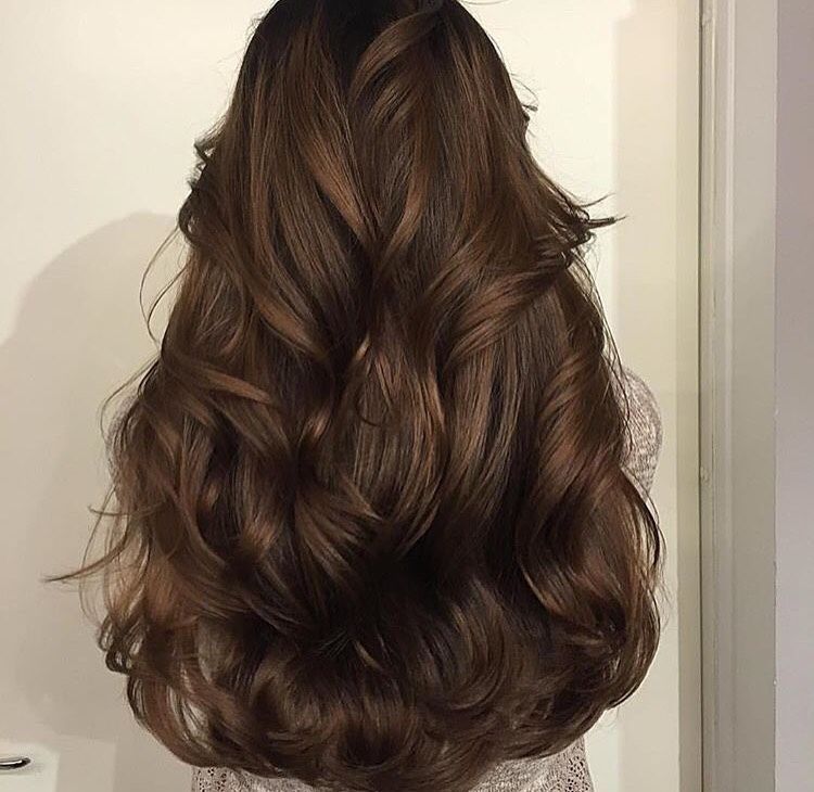 Прическа каштановые волосы Pin on +Hair Long hair styles, Hair styles, Dark hair