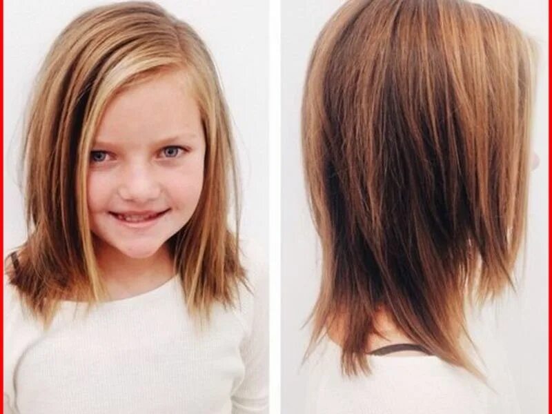 Прическа каскад для девочек 12 лет Pin em Kids Hairstyle