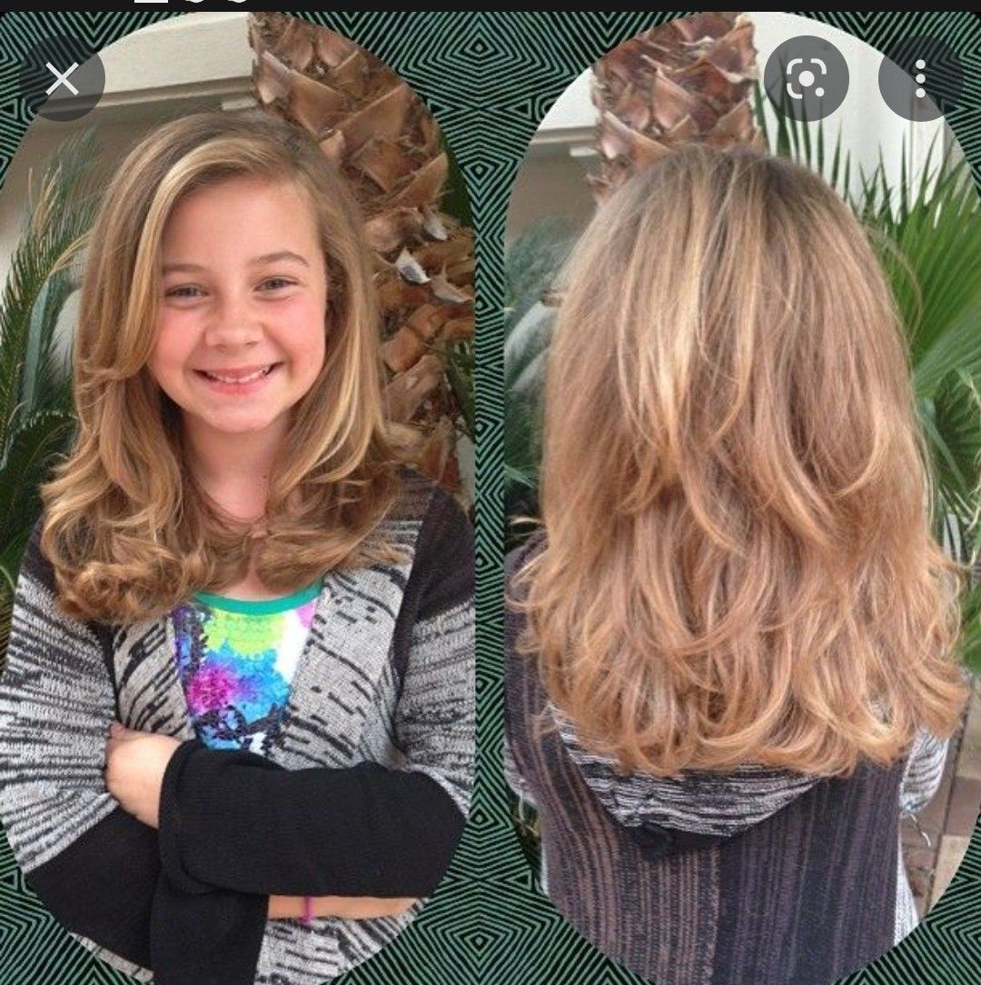 Прическа каскад для девочек 12 лет Pin on Style in 2024 Kids hair cuts, Long hair cuts, Girls haircuts with layers