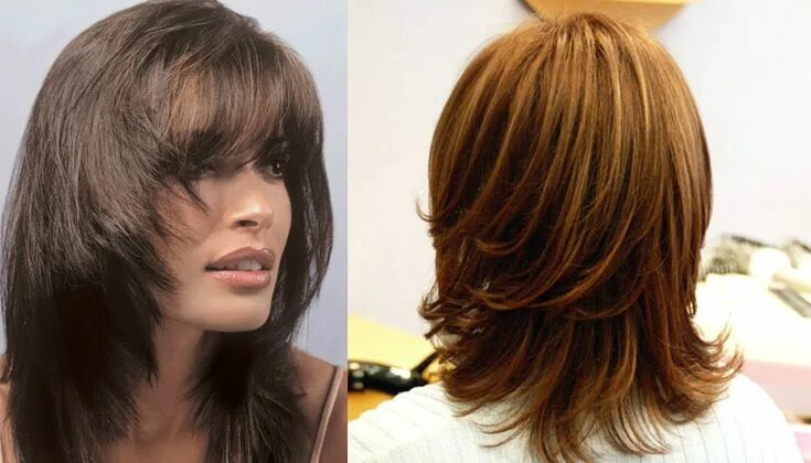 Прическа каскад фото на средние волосы волосы средней длины Hair lengths, Hair styles, Hair