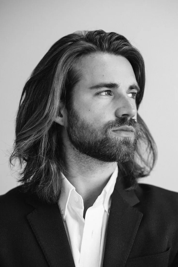 Прическа каскад мужская длинная Pin by thehotbeardguy on Hot Looking Disguises I Want Long hair beard, Long hair