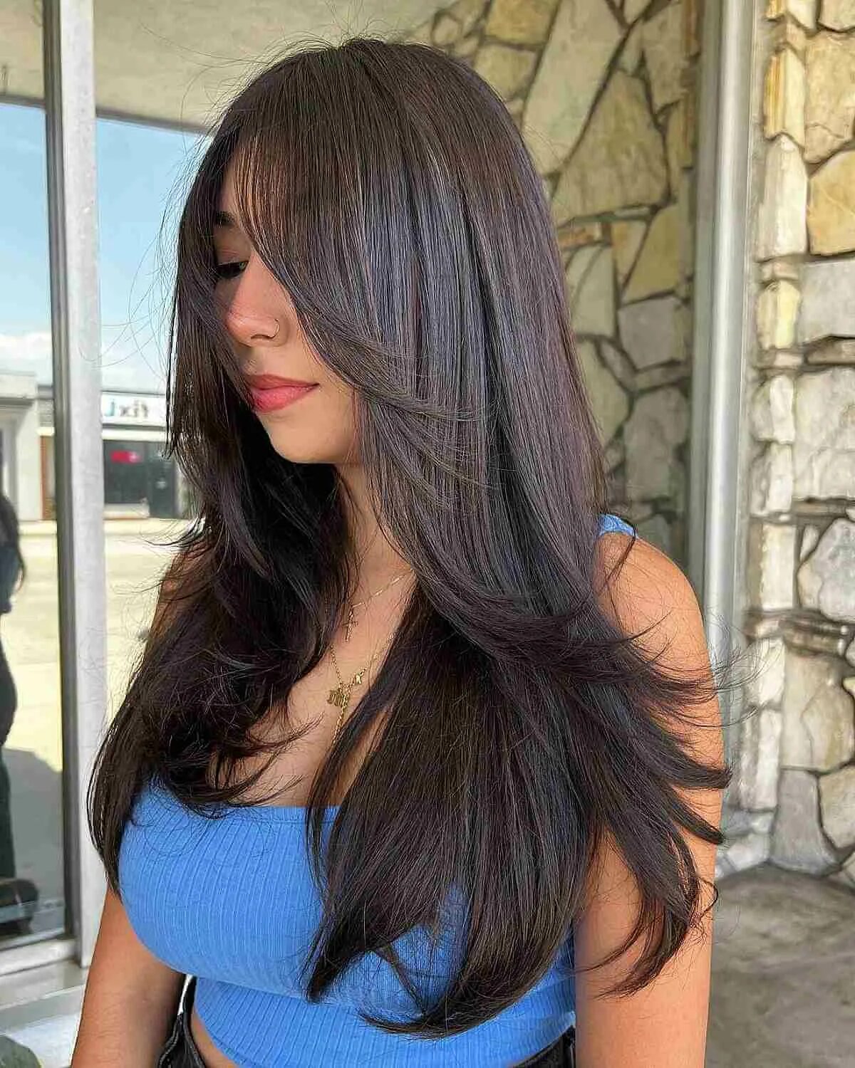 Прическа каскад на длинные 2023 40+ Amazing Hairstyles for Straight Hair