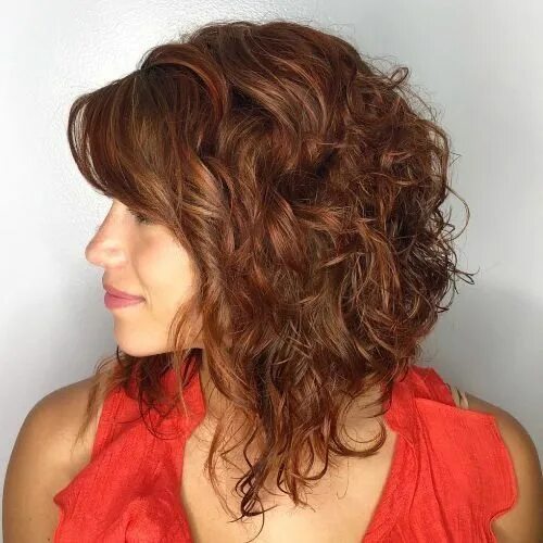 Прическа каскад на средние кудрявые волосы Pin by Allyson Anthrop on Hair Medium curly hair styles, Curly bob hairstyles, M