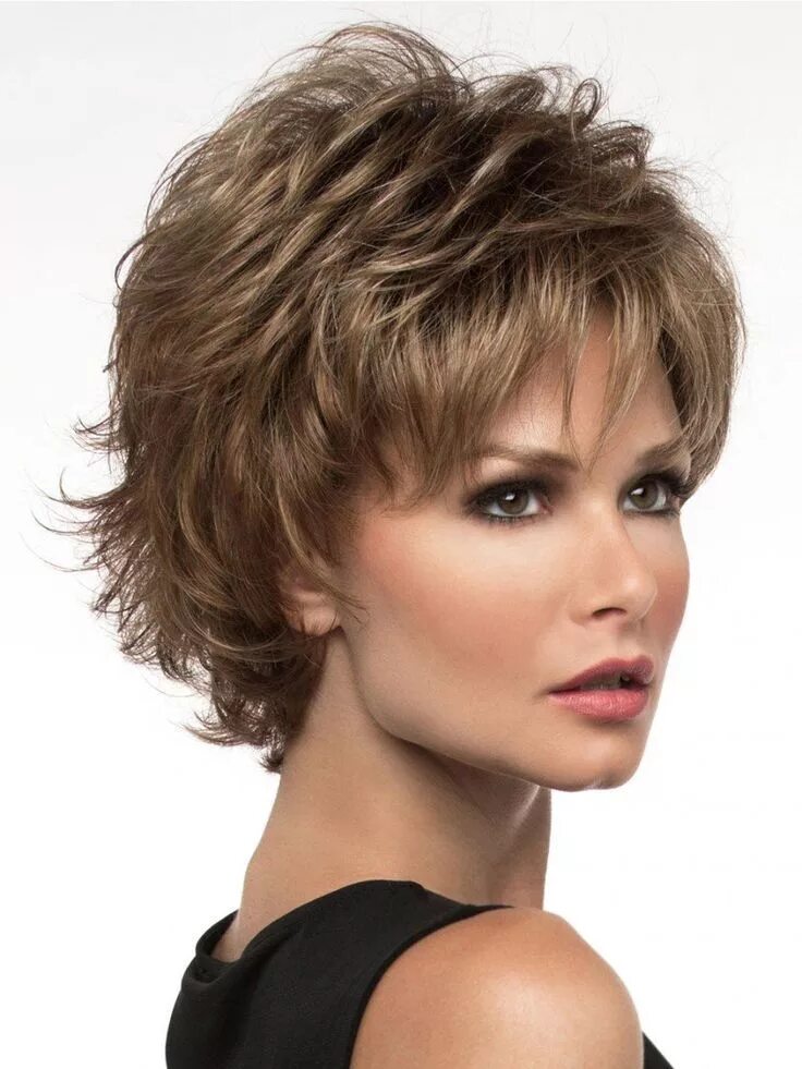 Прическа каскад женская на короткие волосы фото Image result for Short Fine Hairstyles for Women Over 50 Short hair cuts, Hair c