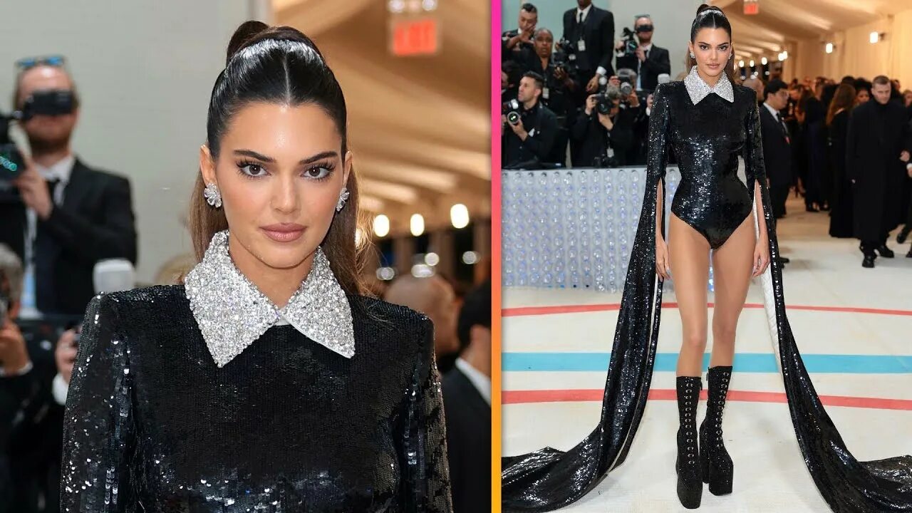 Прическа кендалл дженнер на мет гала 2024 Met Gala 2023: Kendall Jenner Goes PANTSLESS - YouTube