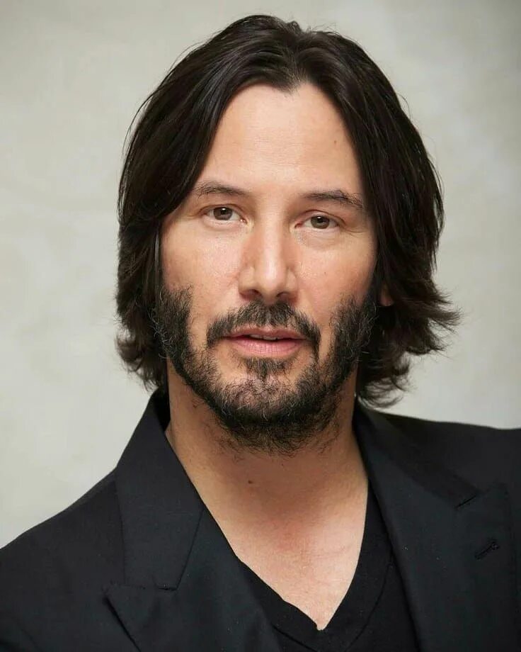 Прическа киану ривза длинная Keanu Reeves on Instagram: "Keanu reeves being. - The problem with the close min