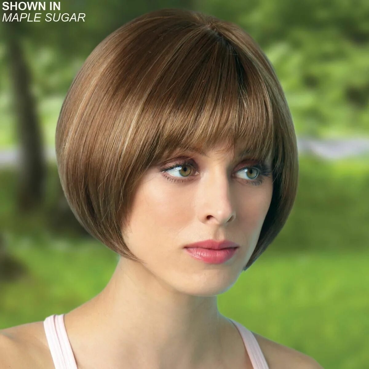 Прическа классический боб каре женская с челкой Erin Monofilament Wig by Amore ™ Short bob hairstyles, Hairstyles for thin hair,