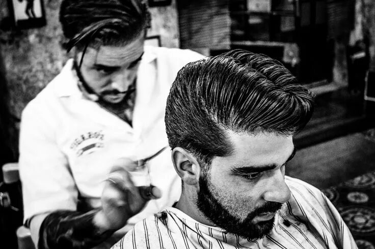 Прическа классик Trimmin' the Pomp Slick hairstyles, Old school haircuts, Hair pomade