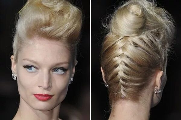 Прическа кок женская NYFW Hair Trend: Braids - Hair Romance Runway hair, Hair romance, 2014 hair tren