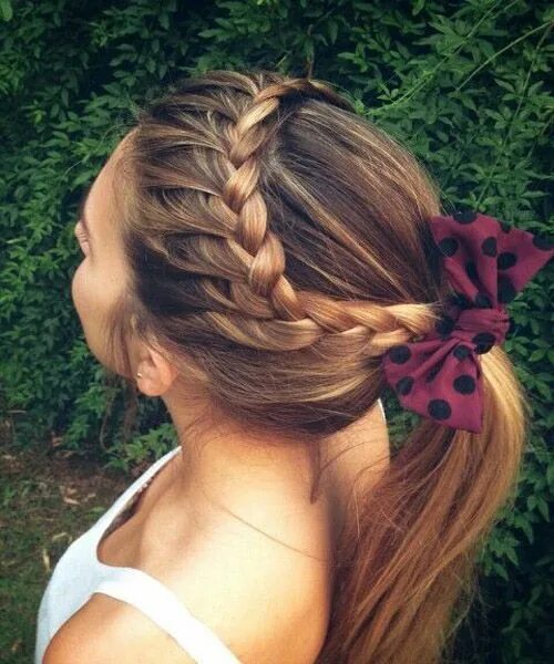 Прическа колосок для девочки на длинные волосы Round Braided Hairstyles 2017 Cheer hair, Long hair styles, Hair styles