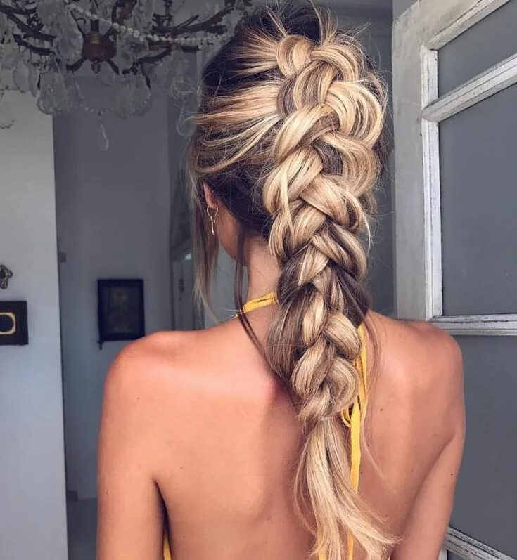 Прическа колосок фото Схемы плетения кос: 50 пошаговых фото и видео уроков Braided ponytail hairstyles