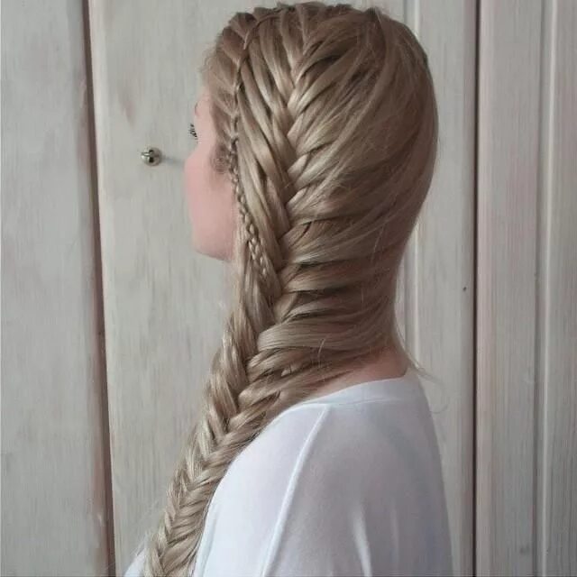 Прическа колосок на длинные волосы side braid/waterfall braid combo Awesome Hair Hair styles, Hair, Braids