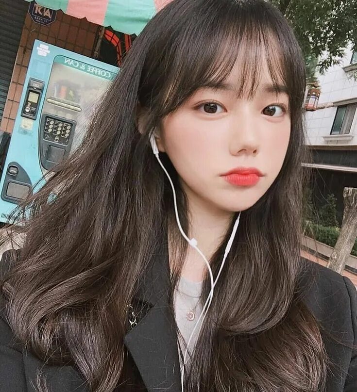 Прическа корейская женская современная Ulzzang hair, Korean hairstyle, Ulzzang korean girl, Korean bangs, Korean bangs 