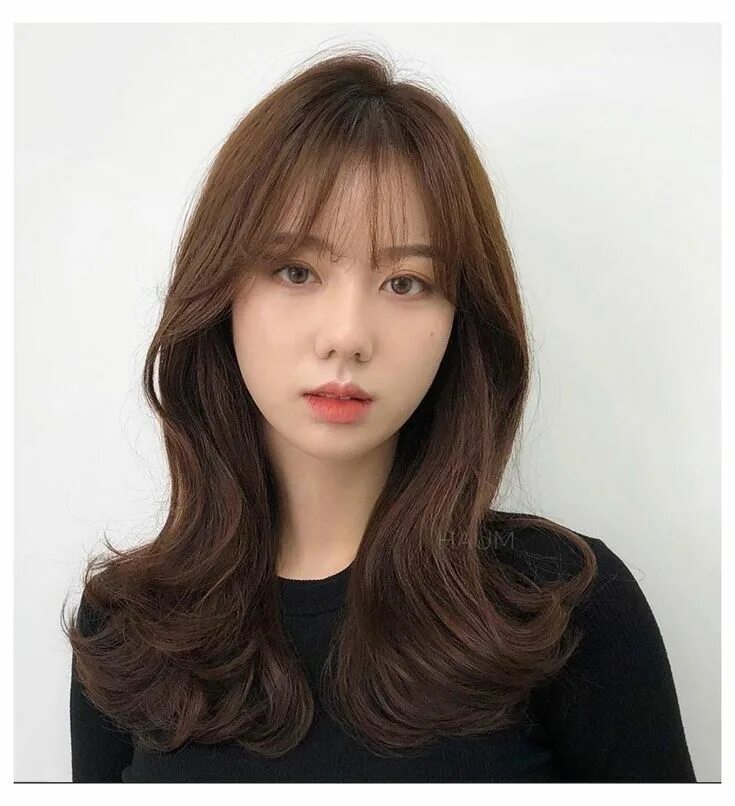 Прическа корейская женская современная These are the hottest Korean bangs in 2019 #korean #hair #color #brown #natural 