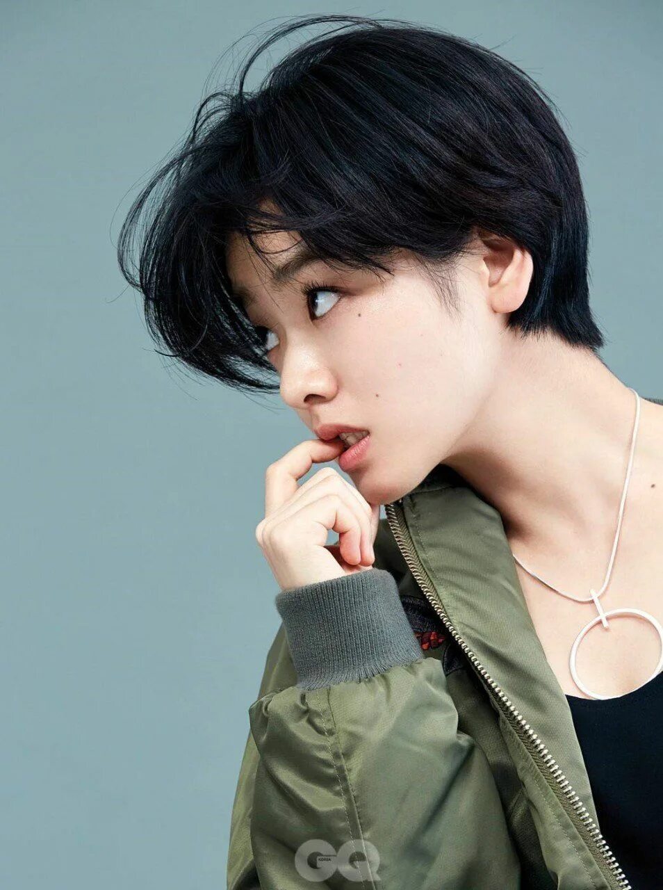 Прическа корейская женская современная Lee Joo-young - Photo Gallery (이주영) Korean short hair, Asian short hair, Tomboy 