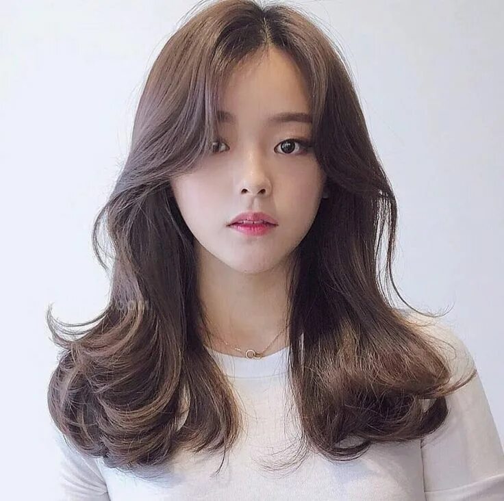 Прическа корейская женская современная THE hottest long side Korean bangs in 2019 - TOP BEAUTY LIFESTYLES Long hair sty