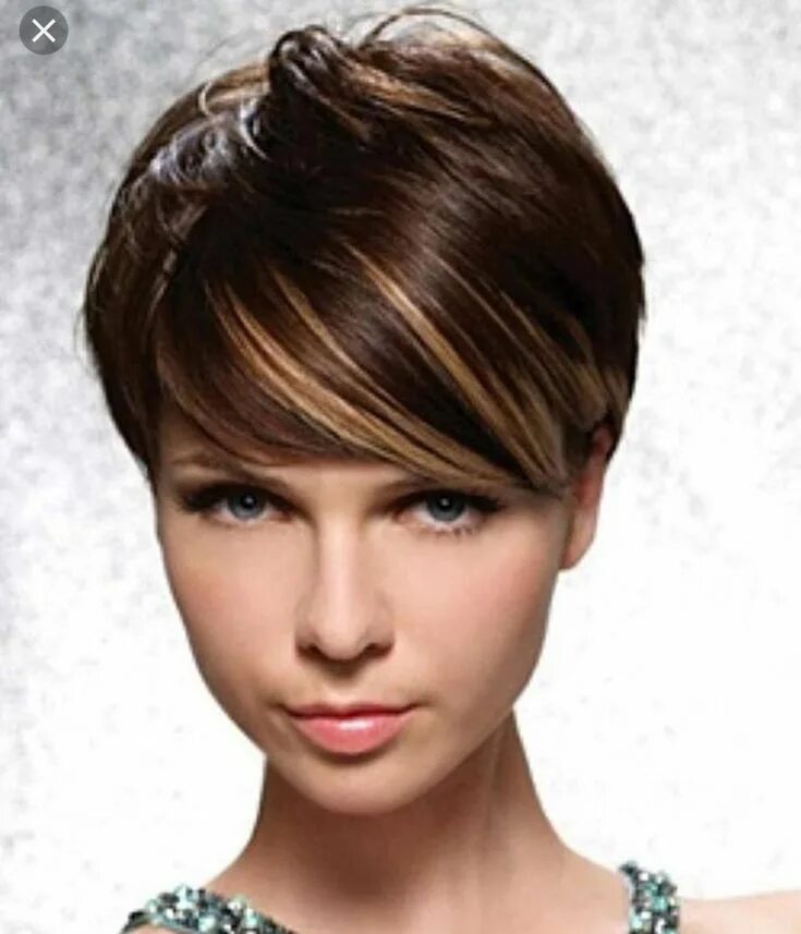 Прическа короткая мелирование фото Pin by Sophia Linda on Haare Hair highlights, Short hair highlights, Short hair 